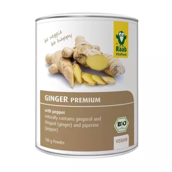 Ghimbir pudra premium bio (100 grame), Raab Vitalfood