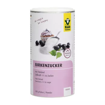 Zahar din mesteacan finlandez xylitol premium (300 grame), Raab Vitalfood