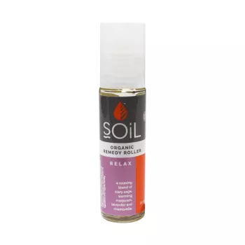Roll-On Relax - Amestec relaxant cu uleiuri esentiale pure organice (11 ml), SOiL Roll-On Relax - Amestec relaxant cu uleiuri esentiale pure organice (11 ml), SOiL