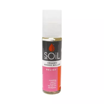Roll-On Relief - Amestec de alinare rapida cu uleiuri esentiale pure organice (11 ml), SOiL Roll-On Relief - Amestec de alinare rapida cu uleiuri esentiale pure organice (11 ml), SOiL