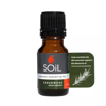 Ulei Esential Cedru 100% Organic (10 ml), SOiL Ulei Esential Cedru 100% Organic (10 ml), SOiL