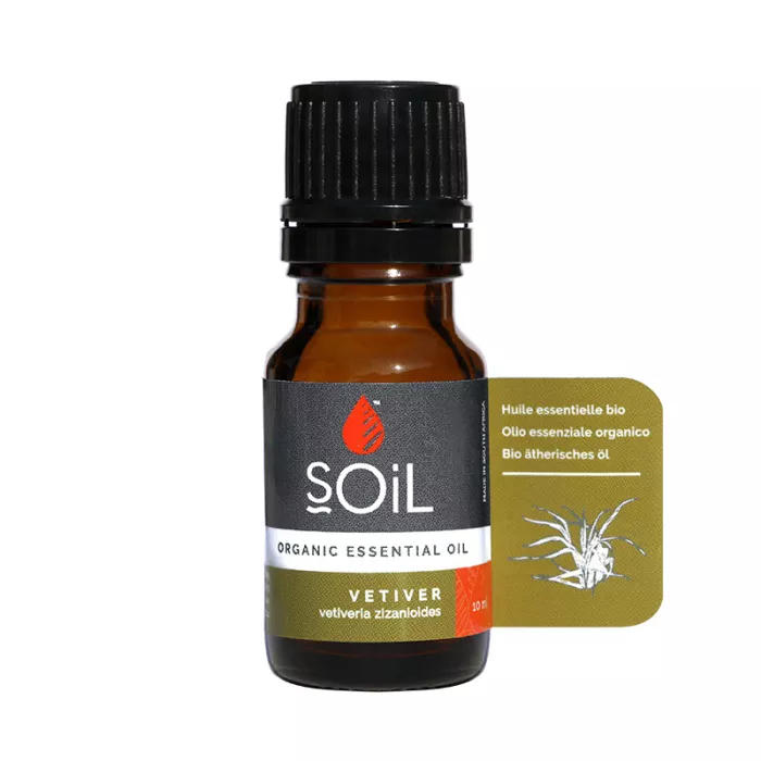 Ulei Esential Vetiver 100% Organic (10 ml), SOiL Ulei Esential Vetiver 100% Organic (10 ml), SOiL