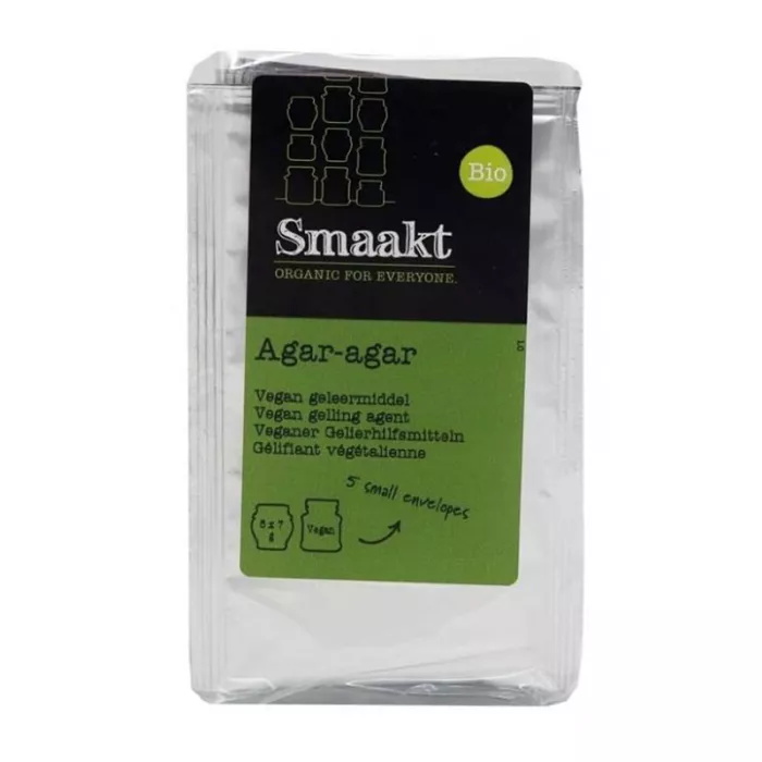 Agar agar pudra bio (5x7 grame), Smaakt Agar agar pudra bio (5x7 grame), Smaakt