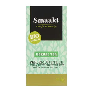 Ceai de menta bio (20 plicuri), Smaakt Ceai de menta bio (20 plicuri), Smaakt