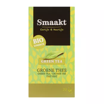 Ceai verde bio (20 plicuri), Smaakt