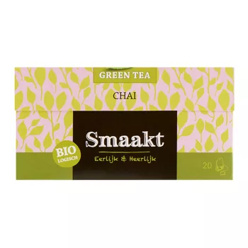 Ceai verde Chai bio (20 plicuri), Smaakt