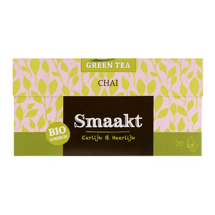 Ceai verde Chai bio (20 plicuri), Smaakt Ceai verde Chai bio (20 plicuri), Smaakt