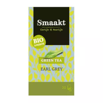Ceai verde Earl Grey bio (20 plicuri), Smaakt