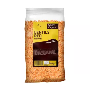 Linte rosie eco (500 grame), Smart Organic Linte rosie eco (500 grame), Smart Organic