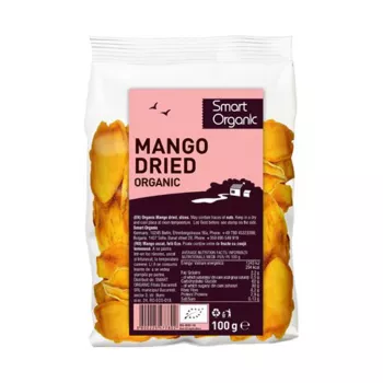 Mango uscat felii eco (100 grame), Smart Organic