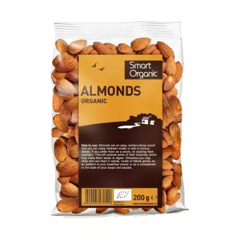 Migdale crude eco (200 grame), Smart Organic