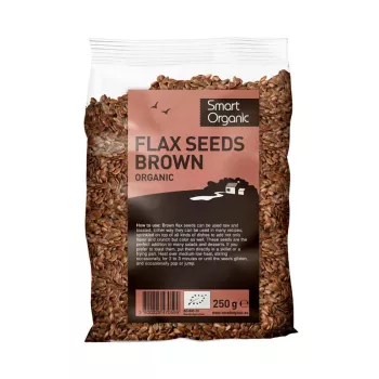 Seminte de in maro eco (250 grame), Smart Organic