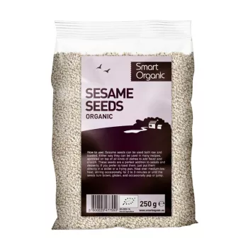 Seminte de susan integral raw bio (250 grame), Smart Organic Seminte de susan integral raw bio (250 grame), Smart Organic