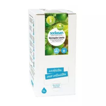 Balsam bio pentru rufe cu lime (5 litri), Sodasan Balsam bio pentru rufe cu lime (5 litri), Sodasan
