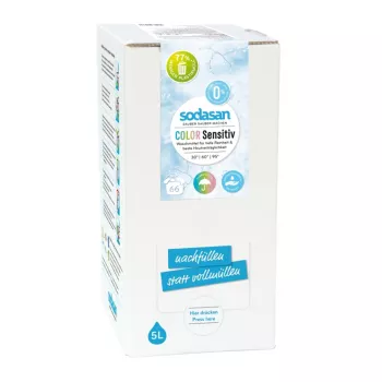 Detergent bio lichid color Sensitiv (5 litri), Sodasan