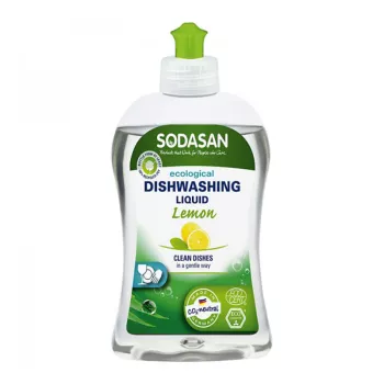 Detergent vase bio lichid lamaie (500 ml), Sodasan