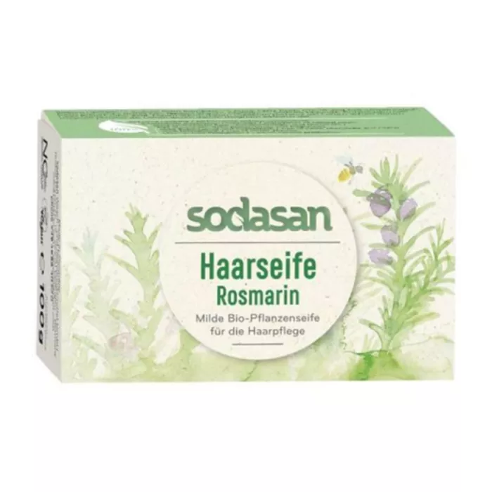 Sampon solid cu rozmarin bio (100 grame), Sodasan Sampon solid cu rozmarin bio (100 grame), Sodasan