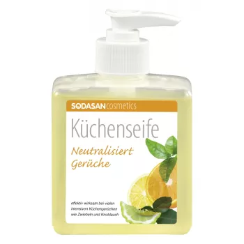 Sapun lichid bucatarie scos mirosuri degresat maini (300 ml), Sodasan