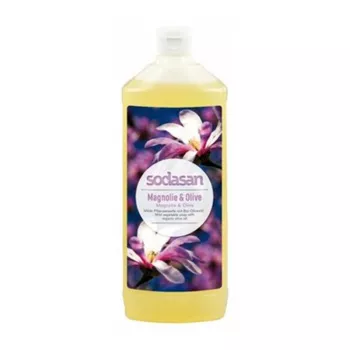 Sapun lichid gel de dus bio magnolie (1 litru), Sodasan