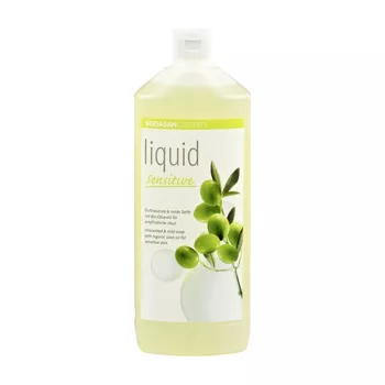 Sapun lichid - gel de dus bio sensitiv (1 litru), Sodasan