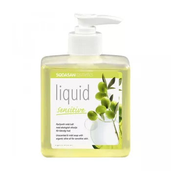 Sapun lichid - gel de dus bio sensitiv (300 ml), Sodasan