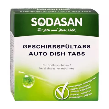Tablete masina de spalat vase bio (25 bucati), Sodasan