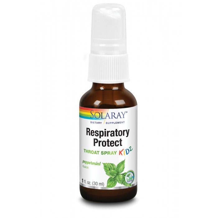 Respiratory Protect Throat Spray KIDZ (30 ml), Solaray Respiratory Protect Throat Spray KIDZ (30 ml), Solaray