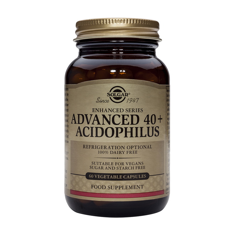 Advanced 40+ Acidophilus (60 capsule), Solgar Botaniq.ro Magazin Online