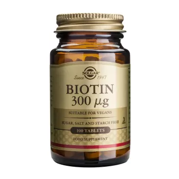 Biotin 300mcg (100 tablete), Solgar Biotin 300mcg (100 tablete), Solgar