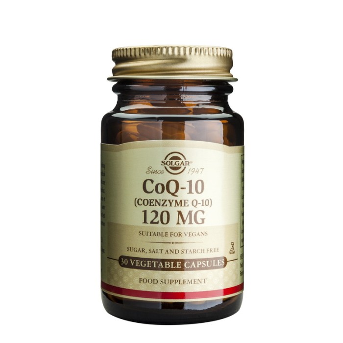 Coenzime Q-10 120mg (30 capsule), Solgar Coenzime Q-10 120mg (30 capsule), Solgar