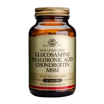 Glucosamine Hyaluronic Acid Chondroitin MSM (60 tablete), Solgar Glucosamine Hyaluronic Acid Chondroitin MSM (60 tablete), Solgar