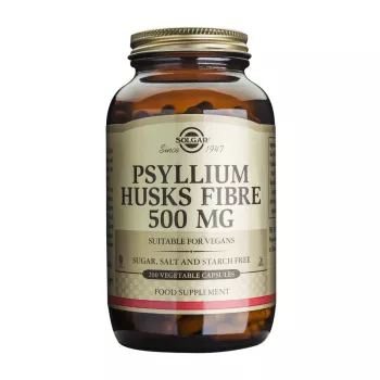 Psyllium Husks Fibre 500mg (200 capsule), Solgar