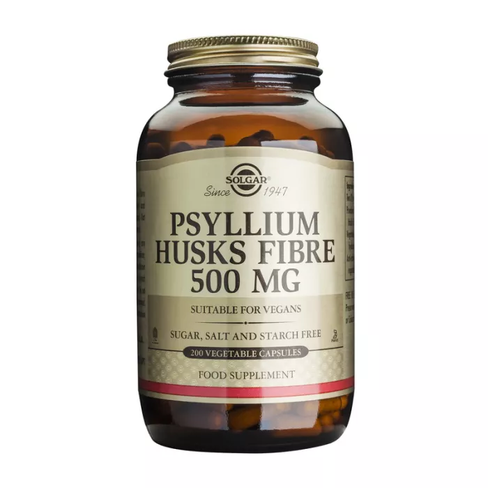 Psyllium Husks Fibre 500mg (200 capsule), Solgar Psyllium Husks Fibre 500mg (200 capsule), Solgar