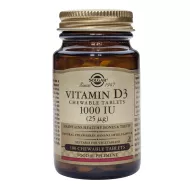 Vitamin D-3 1000IU chewable (100 tablete), Solgar