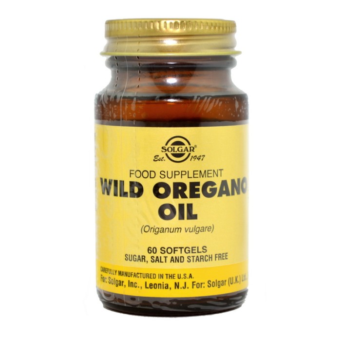 Wild Oregano Oil (60 capsule), Solgar