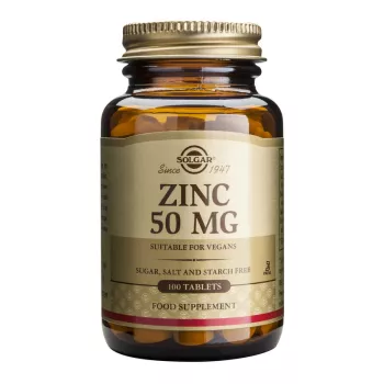 Zinc Gluconate 50mg (100 tablete), Solgar