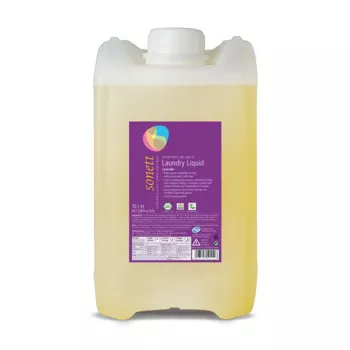 Detergent ecologic lichid pentru rufe albe si colorate lavanda (10 litri), Sonett