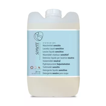 Detergent ecologic lichid pentru rufe albe si colorate neutru (20 litri), Sonett Detergent ecologic lichid pentru rufe albe si colorate neutru (20 litri), Sonett