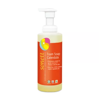 Sapun lichid ecologic spumant cu galbenele pentru copii (200 ml), Sonett Sapun lichid ecologic spumant cu galbenele pentru copii (200 ml), Sonett