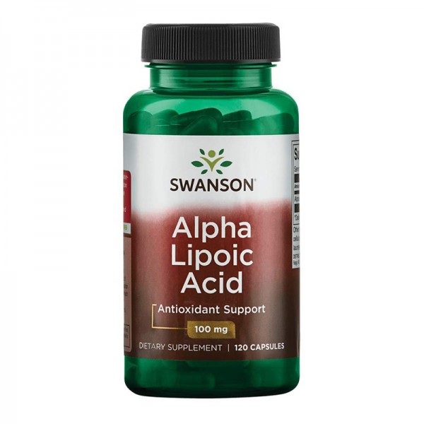 Acid AlfaLipoic 100 mg (120 capsule), Swanson Botaniq.ro Magazin