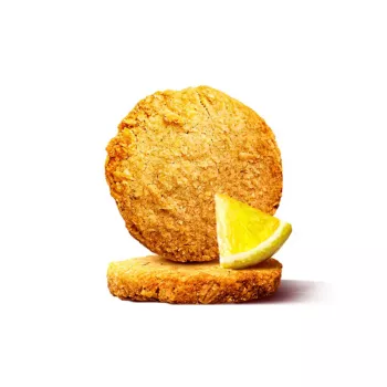 Cookies din ovaz cu lamaie, vegan, fara gluten (80 grame), The Beginnings Cookies din ovaz cu lamaie, vegan, fara gluten (80 grame), The Beginnings