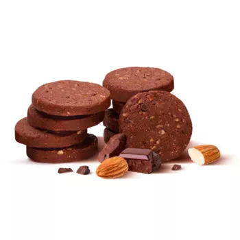 Cookies cu migdale si cacao, vegan, fara gluten (80 grame), The Beginnings Cookies cu migdale si cacao, vegan, fara gluten (80 grame), The Beginnings