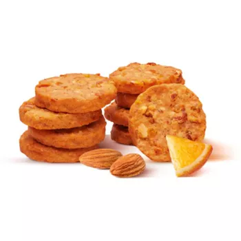 Cookies cu migdale si portocale, fara gluten, vegan (80 grame), The Beginnings Cookies cu migdale si portocale, fara gluten, vegan (80 grame), The Beginnings