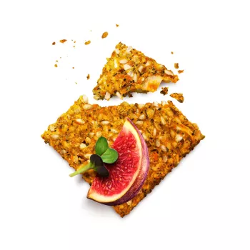 Crackers proteici RAW, vegan, fara gluten (80 grame), The Beginnings Crackers proteici RAW, vegan, fara gluten (80 grame), The Beginnings