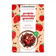Granola cu capsuni, vegan, fara gluten, fara zahar (200 grame), The Beginnings Granola cu capsuni, vegan, fara gluten, fara zahar (200 grame), The Beginnings