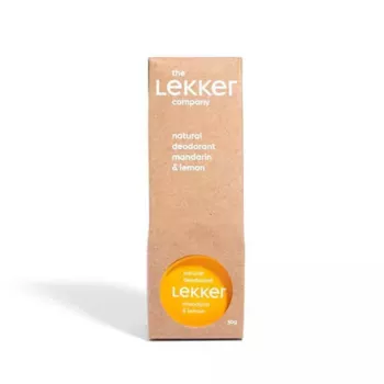 Deodorant natural crema cu mandarine si lamaie (30 grame), The Lekker Company