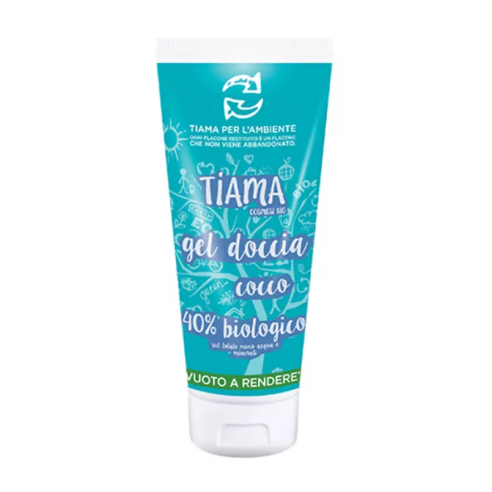 Gel de dus cu cocos bio (200 ml), Tiama Gel de dus cu cocos bio (200 ml), Tiama