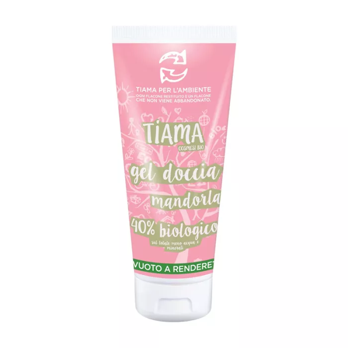 Gel de dus cu migdale bio (200 ml), Tiama Gel de dus cu migdale bio (200 ml), Tiama