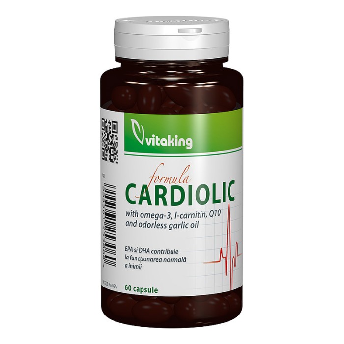 Complex Cardiolic pentru inima (60 capsule), Vitaking Complex Cardiolic pentru inima (60 capsule), Vitaking
