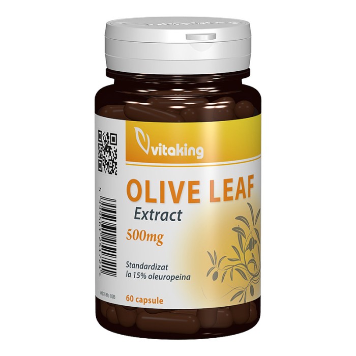 Extract standardizat din frunze de maslin 500 mg (60 capsule), Vitaking Extract standardizat din frunze de maslin 500 mg (60 capsule), Vitaking